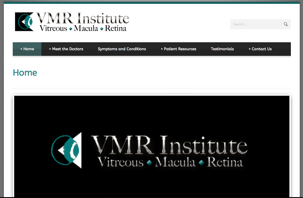 Website Design VMR Institute | Website Design, Orange County, CA