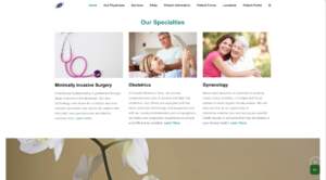 Gynecology Website Design | Orange County CA