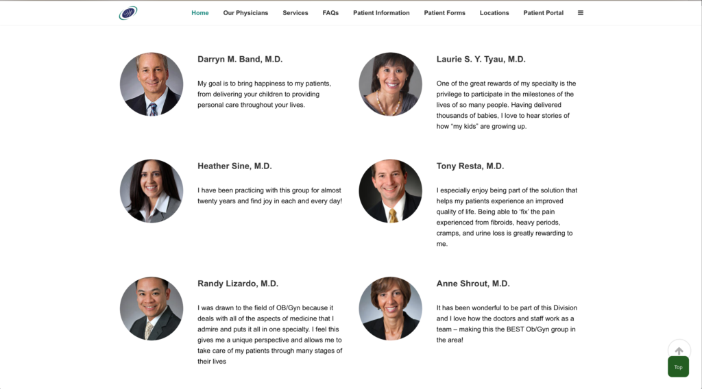 Gynecology Website Design | Orange County CA